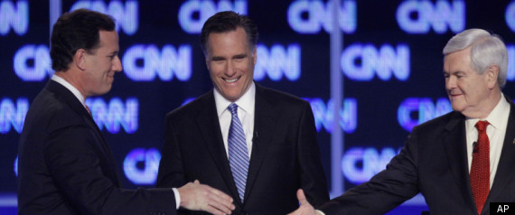 Santorum Gingrich Romney