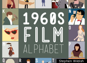 Stephen Wildish Film Alphabet Poster