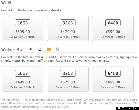 New Ipad Cost