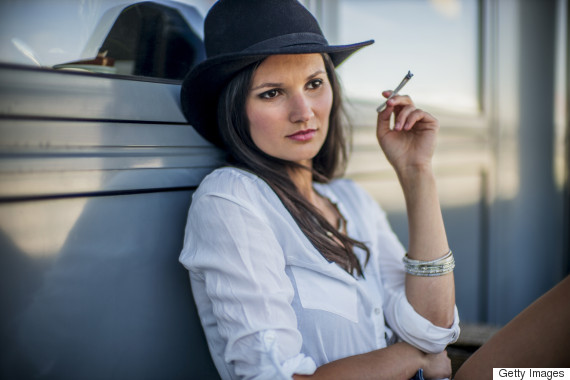 woman cannabis