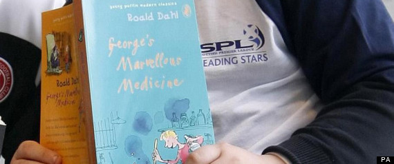 Roald Dahl Top Childrens Author