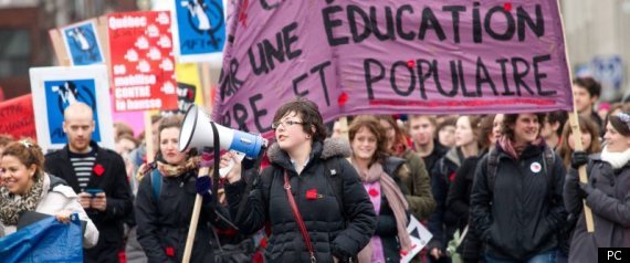 Manifestation Etudiants