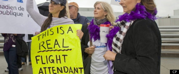 Air Canada Protest Lisa Raitt