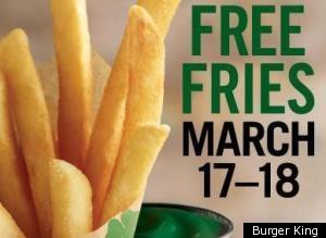Burger King St Patricks Day