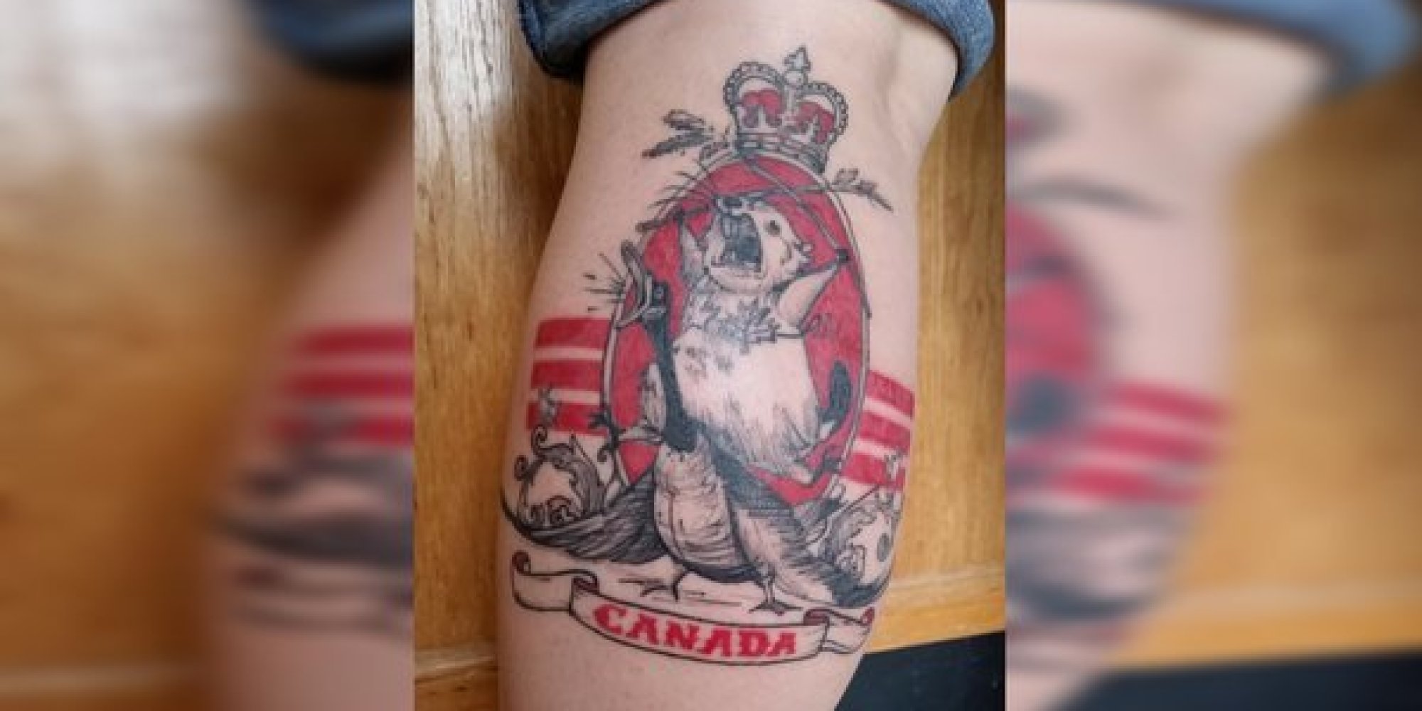 Woman Marks Canada's 150th With This Patriotic Tattoo