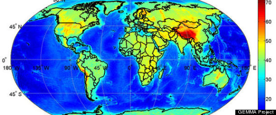 High Resolution Maps Moho