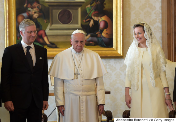 queen mathilde of belgium pope francis