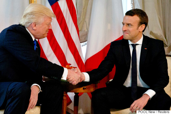 trump macron