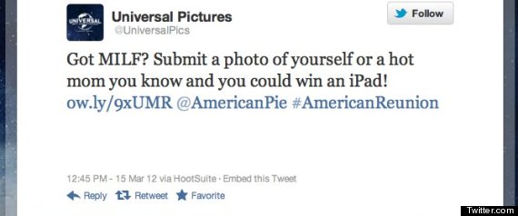 American Pie Tweet Milf
