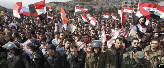 Syria Crisis Clashes Damascus