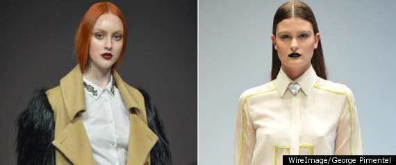 Toronto Fashion Week Pink Tartan Caitlin Power