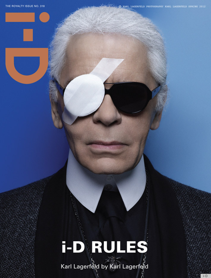 Karl Lagerfeld for iD Magazine