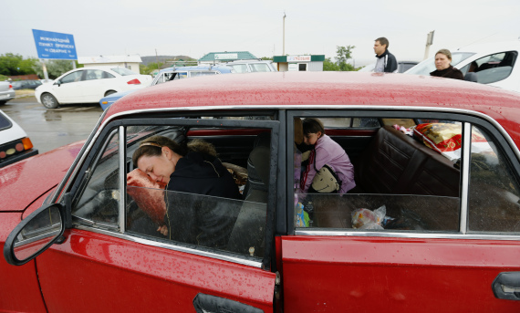 car inside child