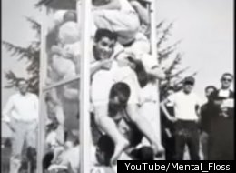 LOOK: People Crammed Into Phone Booths And Cars