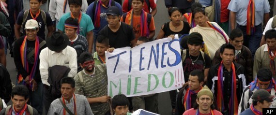 Ecuador Mining Protests