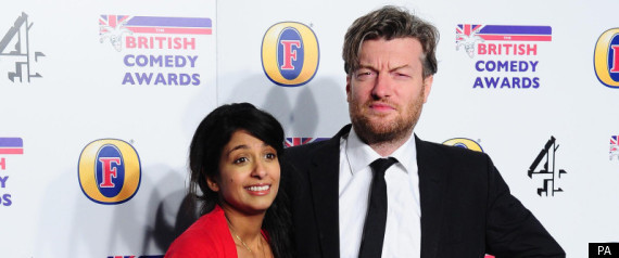Konnie Huq And Charlie Brooker