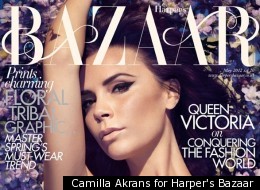 Queen Victoria: Harper's Pick Mrs Beckham For Their Brit Celebration Cover 