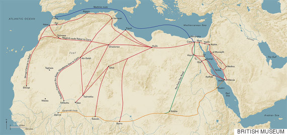 african routes to mecca