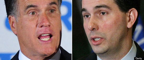 Mitt Romney Scott Walker