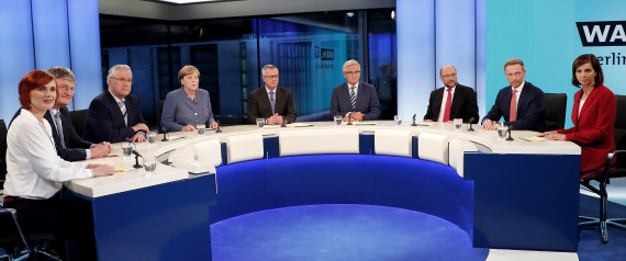 GERMAN CANDIDATES TELEVISION