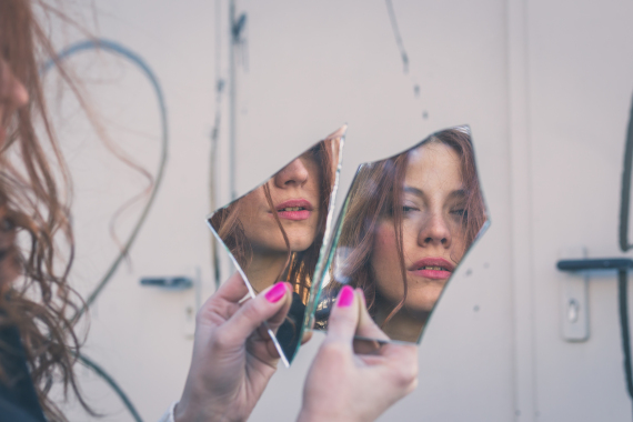 broken mirror