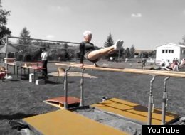 WATCH: Geriatric Gymnast Wows Crowd
