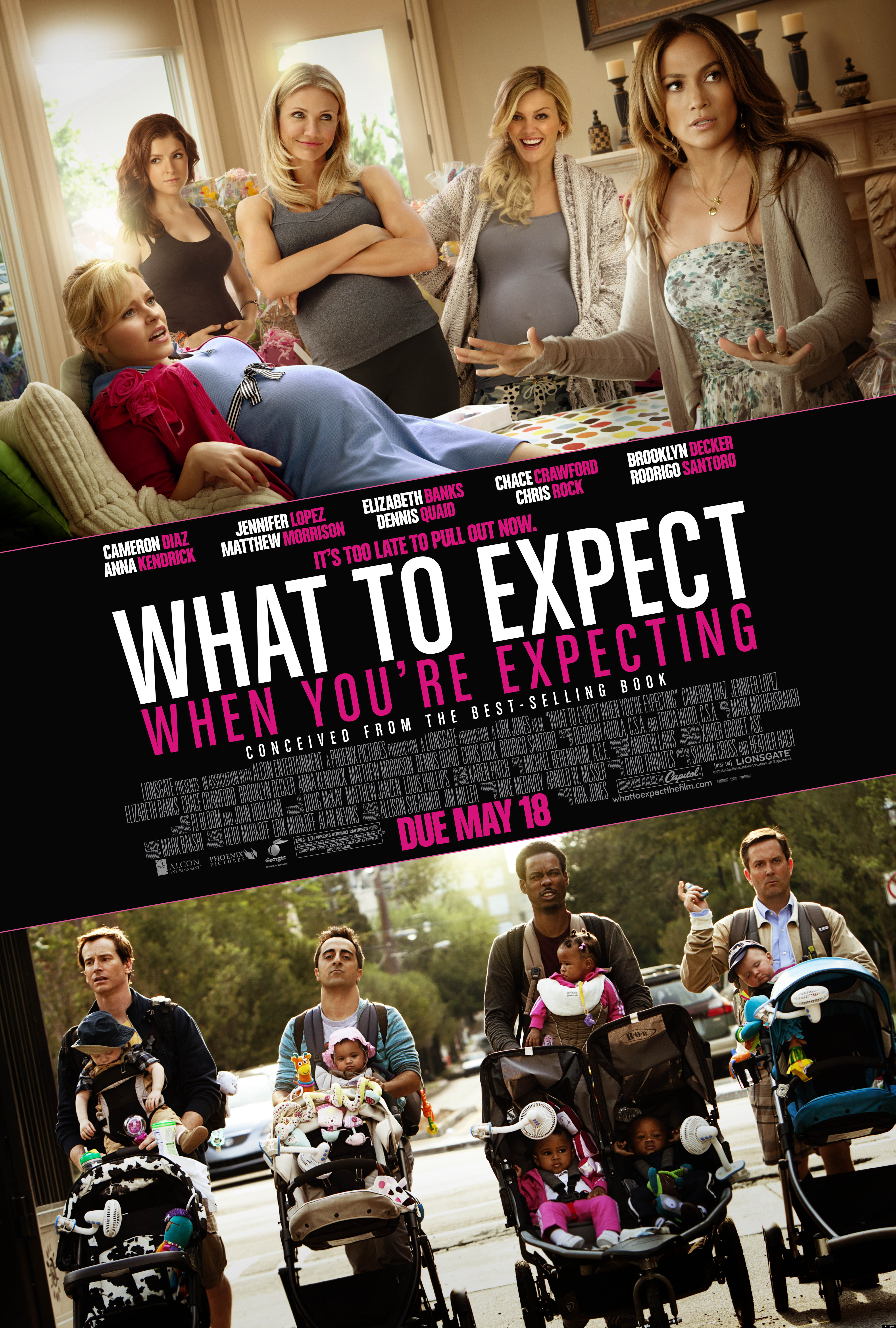 'What To Expect When You're Expecting' Poster Cameron Diaz, Elizabeth