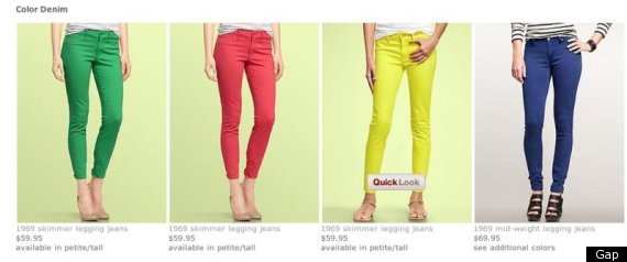Gap Colorful Jeans