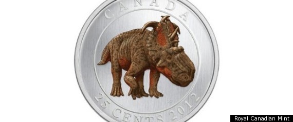 Canada Glow In The Dark Dinosaur Quarter