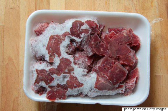 frozen meat