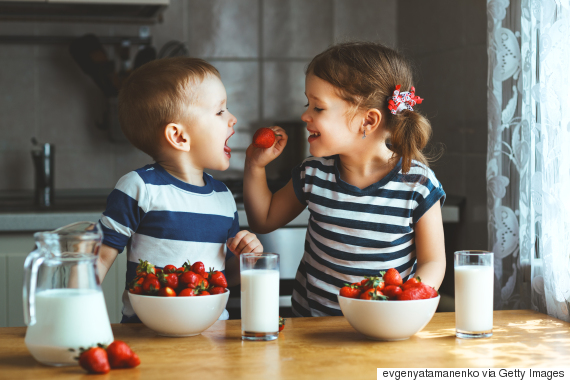 eating strawberry