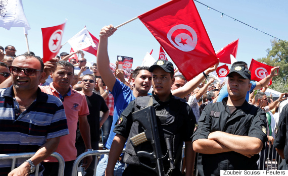 protesters tunisia