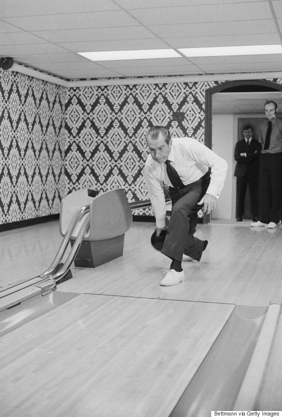white house bowling alley