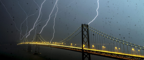 Bay Bridge Lightning