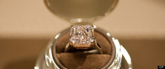 Pink diamond engagement rings canada