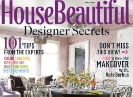 Interior Design Bathroom on House Beautiful May 2012  Designers Share Their Best Home Decorating