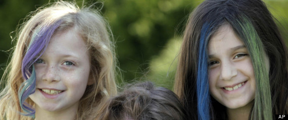 Hair Chalking