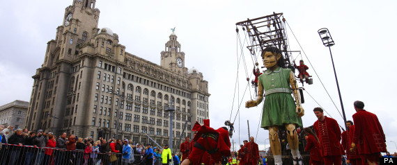 Titanic Street Puppets Liverpool