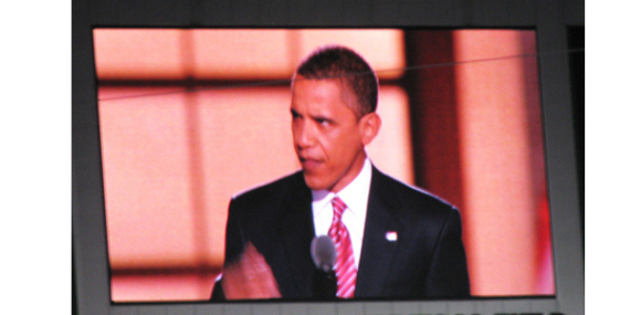 Obama Big Screen