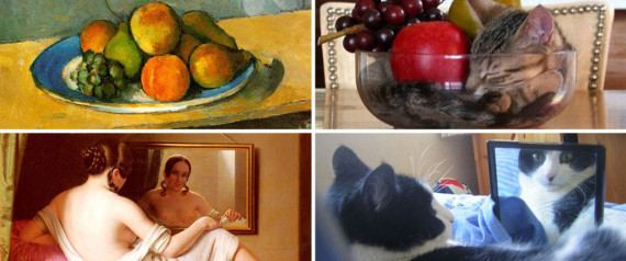 Cats Imitating Art
