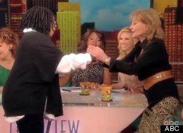Barbara Walters on Whoopi Goldberg  Barbara Walters And G Spots  A Moment We Will Never