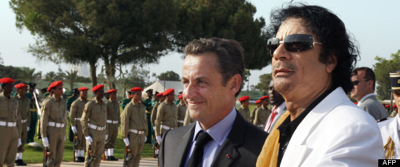 Sarkozy Kadhafi