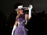 Lady Gaga Wears A Wig As A...