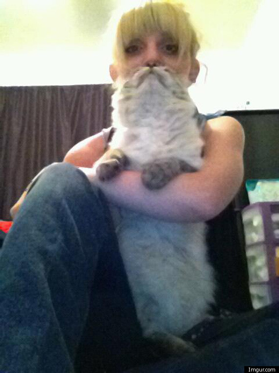 bearded cat lady