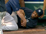 Mariano Rivera seen injured Thurs night