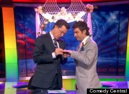 Colbert against gay marriage Kinky pantyhose tranny