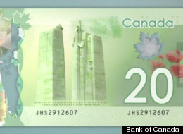Canadian 20 Bill Twin Towers Naked Women
