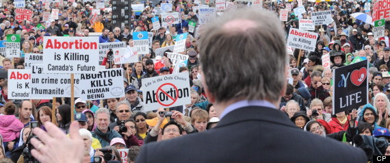 Anti Abortion March Stephen Woodsworth