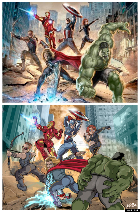 Kevin Bolks Bootylicious Avengers Movie Poster Takes On Superhero