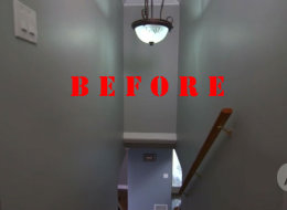 A Quick And Stylish Solution For These Bare Walls